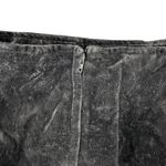 Newport News Vintage 90s Y2K Black Velvet Knee Length Skirt Straight Size 12 Photo 3