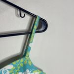 Lilly Pulitzer Vintage  mini Sun dress  Blue/Green Butterfly Floral print size 4 Photo 6