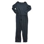 Soft Surroundings Womens  Everyday Jersey Knit Long Sleeve Jumpsuit Pantsuit - L Photo 1