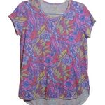 Habitat Escape By  Clothes Hawaiian Tropical Floral Top Natural Vacation Size XS Photo 0