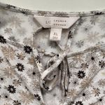 LC Lauren Conrad daisy print flutter sleeve peasant blouse, size XL Photo 2