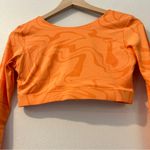 Paragon  RecStretch DesB Infinite Long Sleeve Bra Orange Creamsicle‎ Crop Top M Photo 8