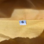 Norma Kamali Vintage International Scene Yellow Women's Jacket Blazer Size 6 Photo 3