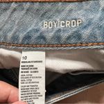 American Eagle Boy Crop 10 Regular Women’s Light Wash Distressed NWOT 8550. Photo 5