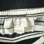 Loft Pencil Skirt in Black White Gray Stripe Size XXS Photo 2