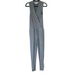 Max Studio Gray Surplice Neck Sleeveless Jogger Jumpsuit Size XS Photo 1