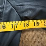 Lafayette 148  Napa navy lamb Leather Jacket size 8 Photo 5
