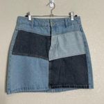 Wild Fable  Denim Patchwork Mini Skirt 4 Photo 1