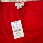 J.Crew NWT Candy Apple Red satin camisole - 2 small pinch marks from hanger Photo 5