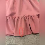 Fashion Old Rose Voluminous Puff Sleeve Tiered Ruffle Hem Boho Dress Pink Photo 7