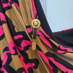 Versace  PF19 One Shoulder Mixed Animal Print Mini Dress IT 40 (US Size 4) Photo 10