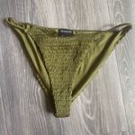 NWOT SEASKAPE olive green smoked cheeky bikini bottom Size M Size M Photo 1