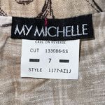 My Michelle ‎ Vintage 80s wrap Skirt Photo 8