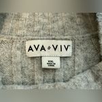 Ava & Viv Women’s  Light Gray Knit Fabric Photo 4