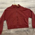 Target Burgundy Zip Up Jacket Photo 0