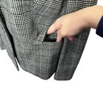 J.Crew Regent Blazer Size 4 Gray Glen Plaid Wool Blend One Button Lined Jacket Photo 4
