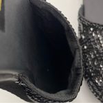 Mystique Boutique Mystique sequins slip-on black sandals Size 6 Photo 9