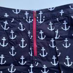 Hatley Anchor Print Skirt Cotton Navy Blue White Size 4 EUC Photo 4