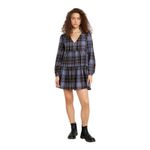 Urban Outfitters  XS Long Sleeve plaid Flannel button up mini dress​​​​​ Photo 2