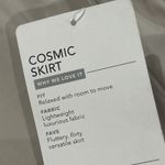 Athleta  Cosmic Skirt Womens XL Knee Length Modest Athletic Beige Pockets NEW Photo 1