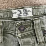 Free People Green Cargo Style Skinny Pants Photo 2
