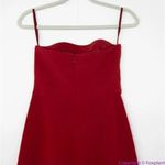 White House | Black Market NEW Wine Red Convertible Strapless SplitLeg Jumpsuit, 2 Photo 6