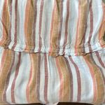 Cloth & Stone Anthropologies  Striped Jumper.‎ Linen Blend. Size Small Photo 5