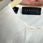 Carlisle Collection Brook Tweed Silk Linen With Ivory Bodice Dress Size 12 Photo 6