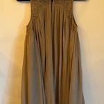 Moulinette Soeurs Swingy Sleeveless Sonora Dress Gray with Collar Embellishment Photo 9