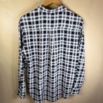 Equipment Femme Women's Plaid Silk Button Photo 4