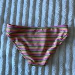 Billabong  Pink and Orange Striped Bikini Bottom Photo 4