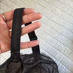 Chantelle  black lace mesh dark sexy romantic goth bra 40DD Photo 8