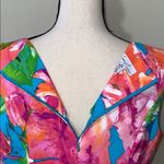 kim rogers  14 tropical bright floral sleeveless Photo 4
