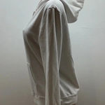 Threadless White Zip Up Hooded Jacket Size Medium Preloved. Photo 4