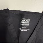 Cherokee  Core Stretch Modern Classic Black Medical Scrub Short Sleeve Top Large Photo 1