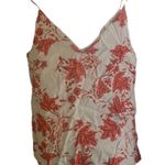 Club Monaco Chemise Cami Gray and Pink Printed Floral Size Medium Photo 2