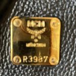 MCM Germany Black Shoulder Bag w Gold Accents Photo 3