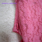 Vintage Season Wind Barbie hot pink barbiecore short sleeve tiered dress, XXS Photo 4