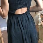 Free People Black Boho Beaded Mini Dress Photo 6