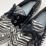 Sperry | Black & White Zebra Pattern Boat Shoes 10 Photo 1