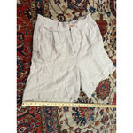 Rachel Comey Linen Shorts Beige Pleated Made in New York Minimalist Summer Size 8 Photo 3