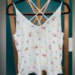 Lush Clothing Lush White and Pink Wrap Front Camisole Top Photo 2