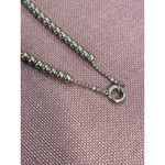 LAURA LOMBARDI Maremma Necklace in Silver Womens Beaded Ball Chain Photo 4