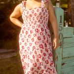 Xirena x Hampden Tie Dye Cotton Maxi‎ Dress Pink Photo 0