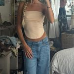 Strapless Soft Pink Top Size XS Photo 0