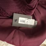 NWT Kobi Halperin Amie Burgundy Blouse with Lace Size M Size M Photo 5