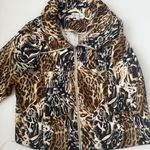 Erin London  1X Wild Animal Print Jacket Photo 4