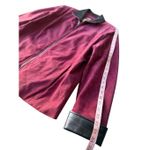 Vintage Reed Leather Sportswear Burgundy Genuine Leather jacket Red Size L Photo 10