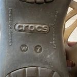 Crocs  Adrina Flats Bronze Jelly Slip-On Open Toe Cut Out Shoes Size 7 Y2K Photo 7