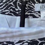 Loft  Brown White Cotton Silk Print Mini Skirt Size 8 Petite Photo 8